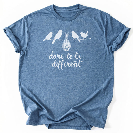 T-Shirt Heather Indigo / S Dare To Be Different