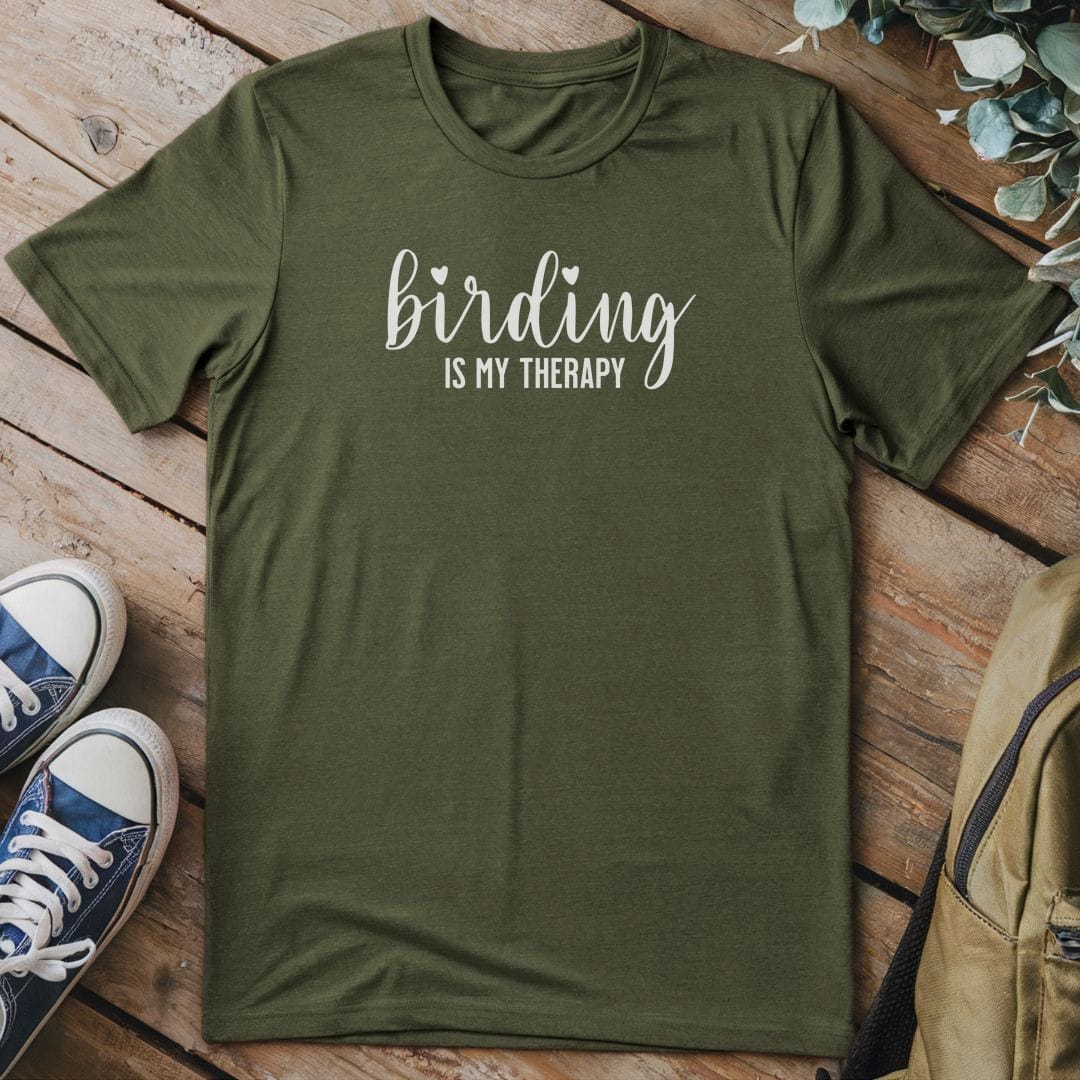 T-Shirt Military Green / S Birding Therapy