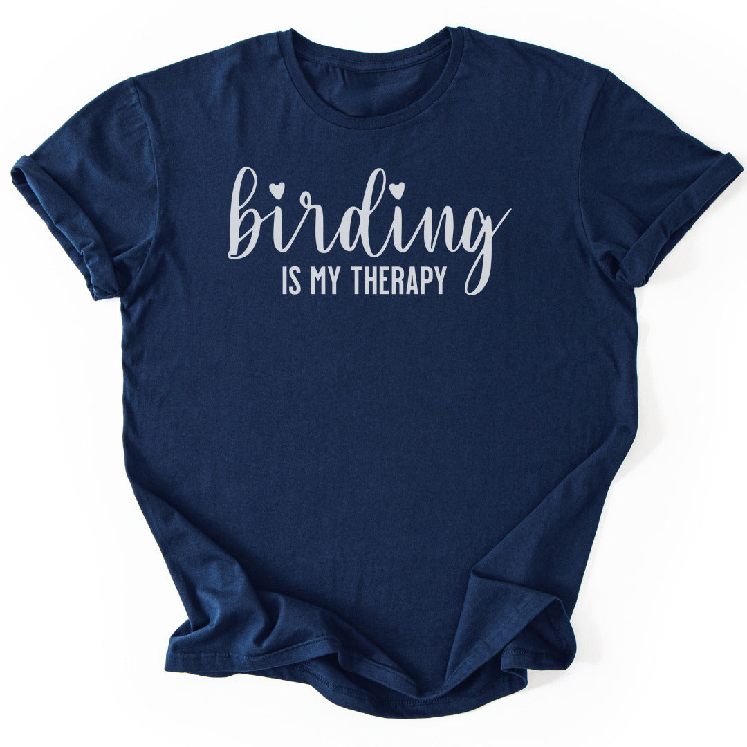 T-Shirt Navy / S Birding Therapy