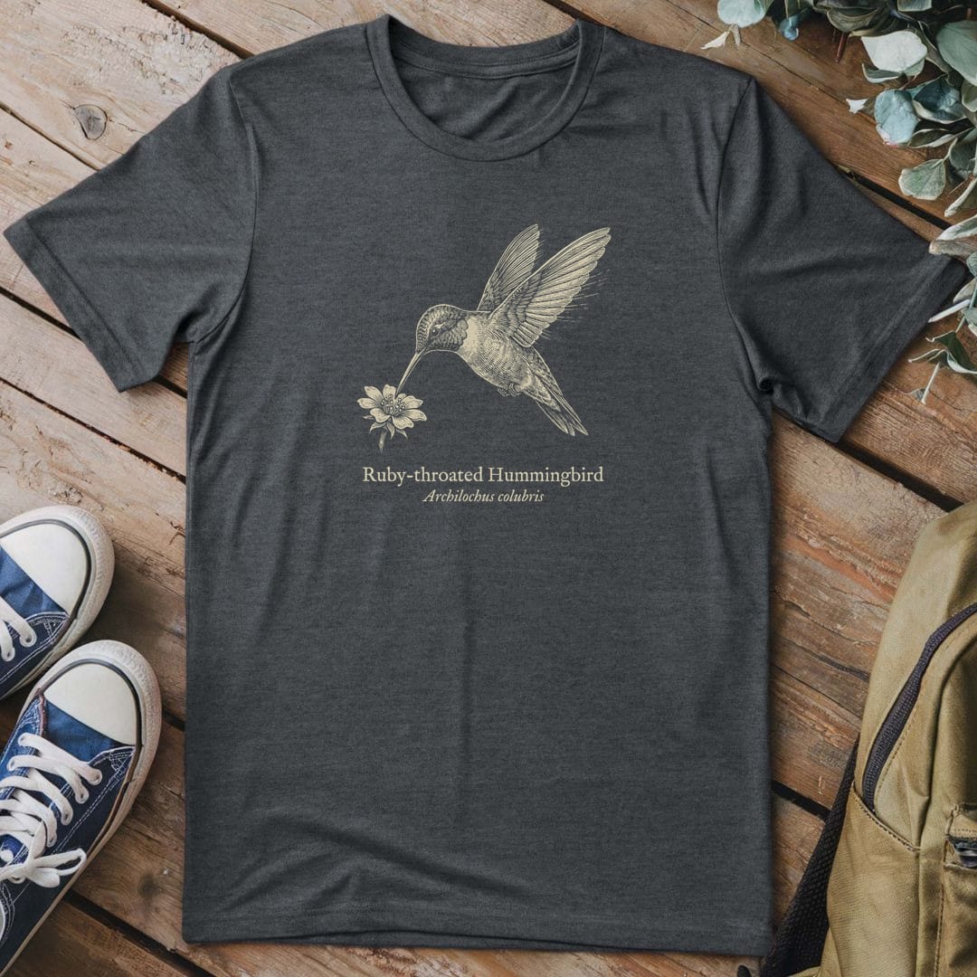 T-Shirt Dark Heather / S Hummingbird