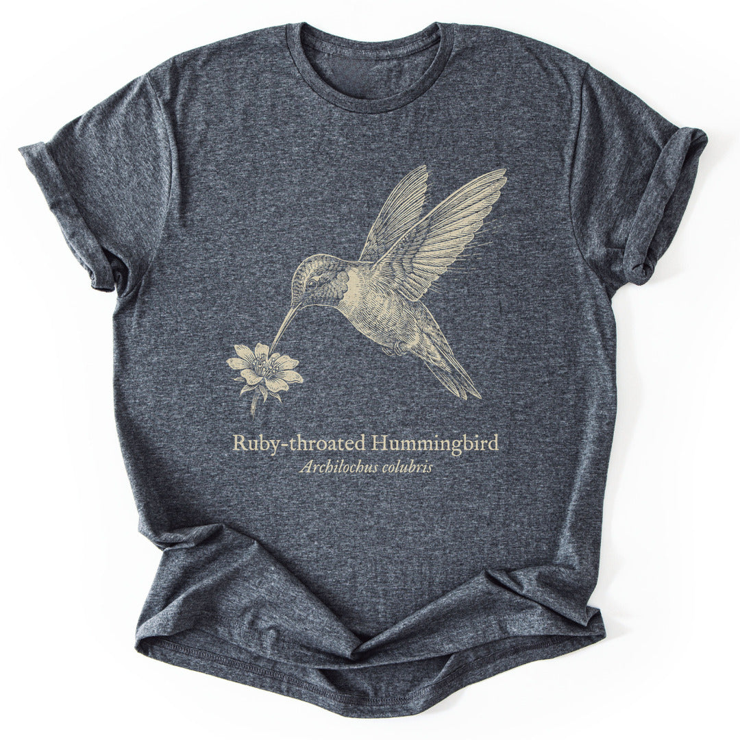 T-Shirt Dark Heather / S Hummingbird