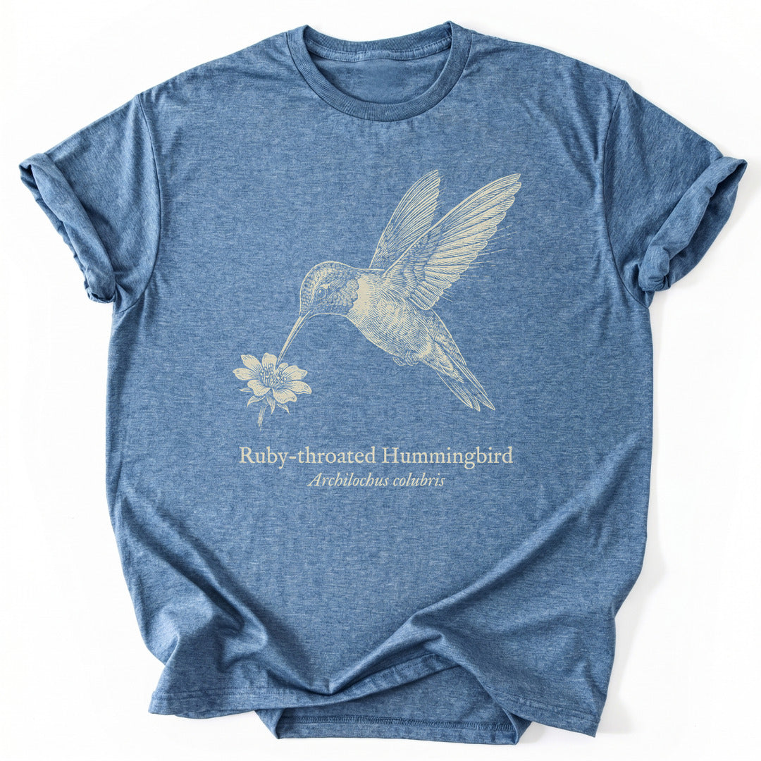 T-Shirt Heather Indigo / S Hummingbird