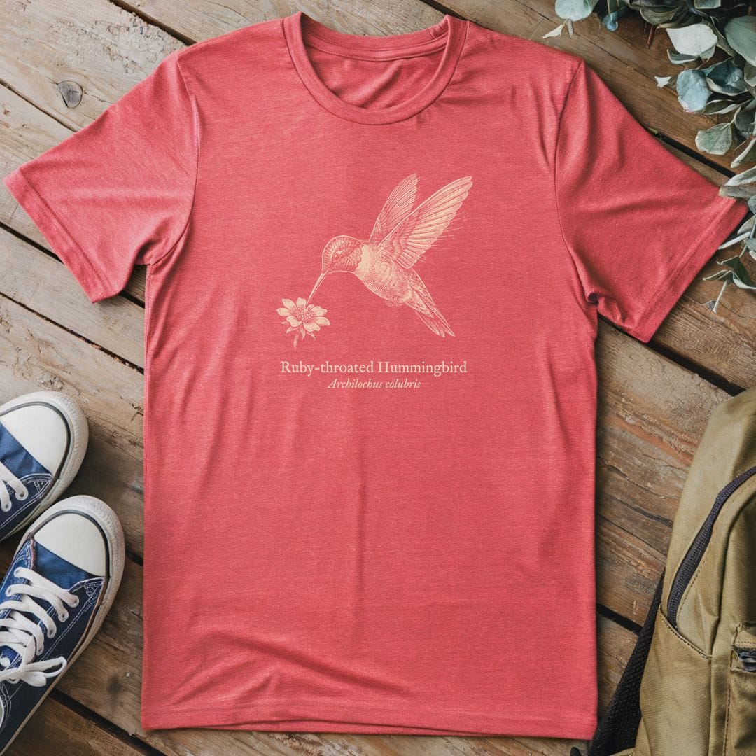 T-Shirt Heather Red / S Hummingbird