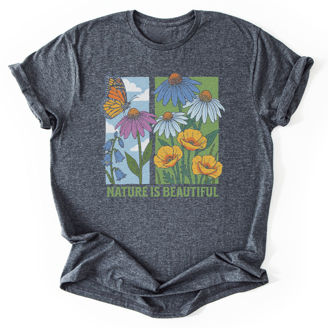 T-Shirt Dark Heather / S Nature Is Beautiful