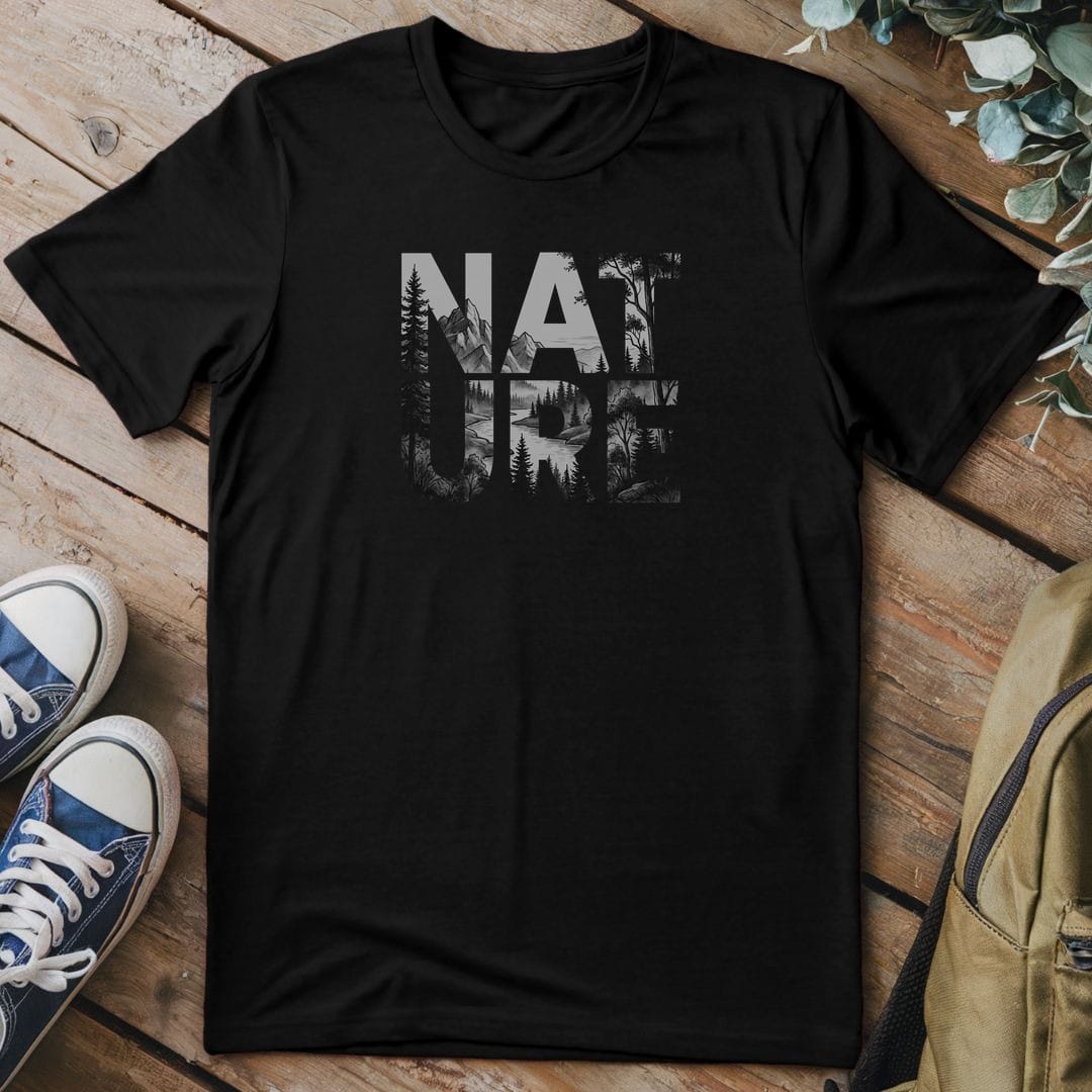 T-Shirt Black / S NATURE