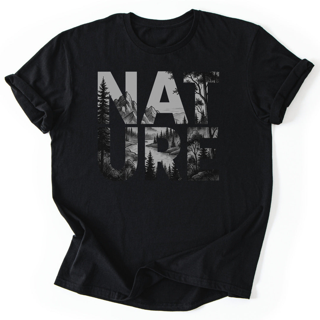 T-Shirt Black / S NATURE