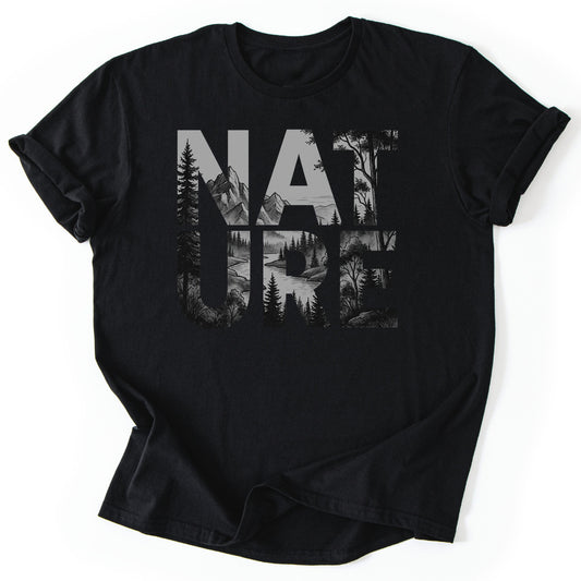 T-Shirt Black / S NATURE