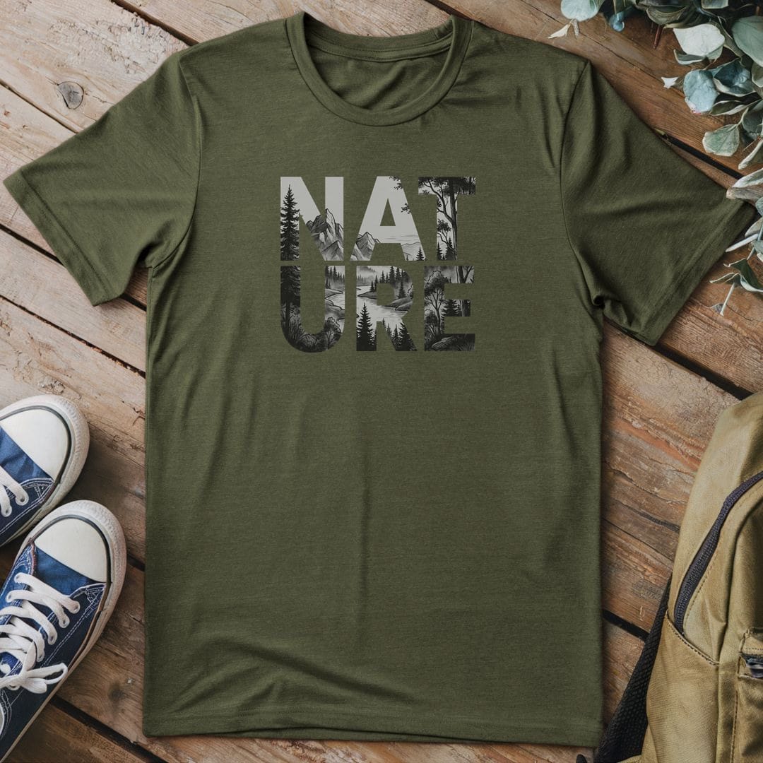 T-Shirt Military Green / S NATURE