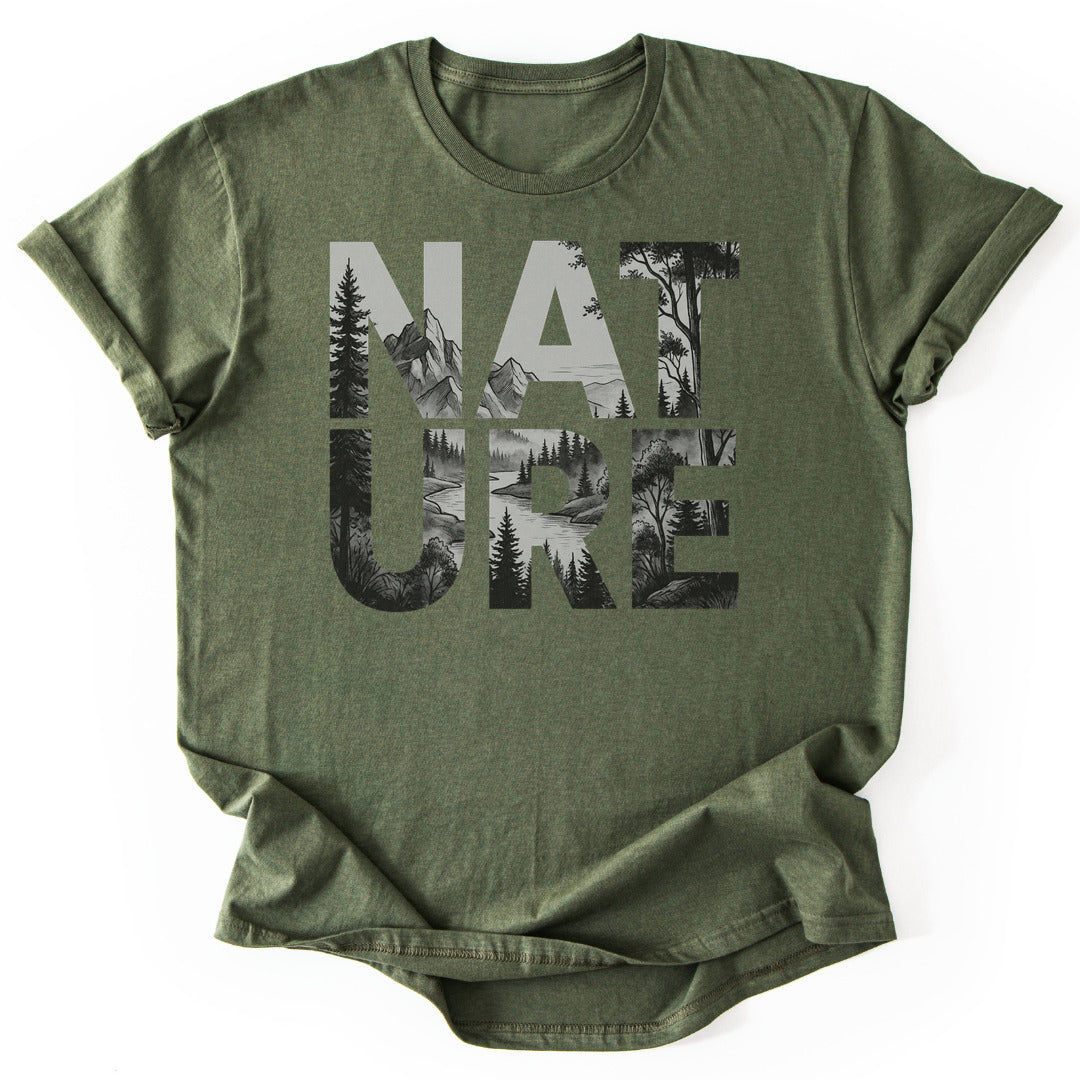 T-Shirt Military Green / S NATURE
