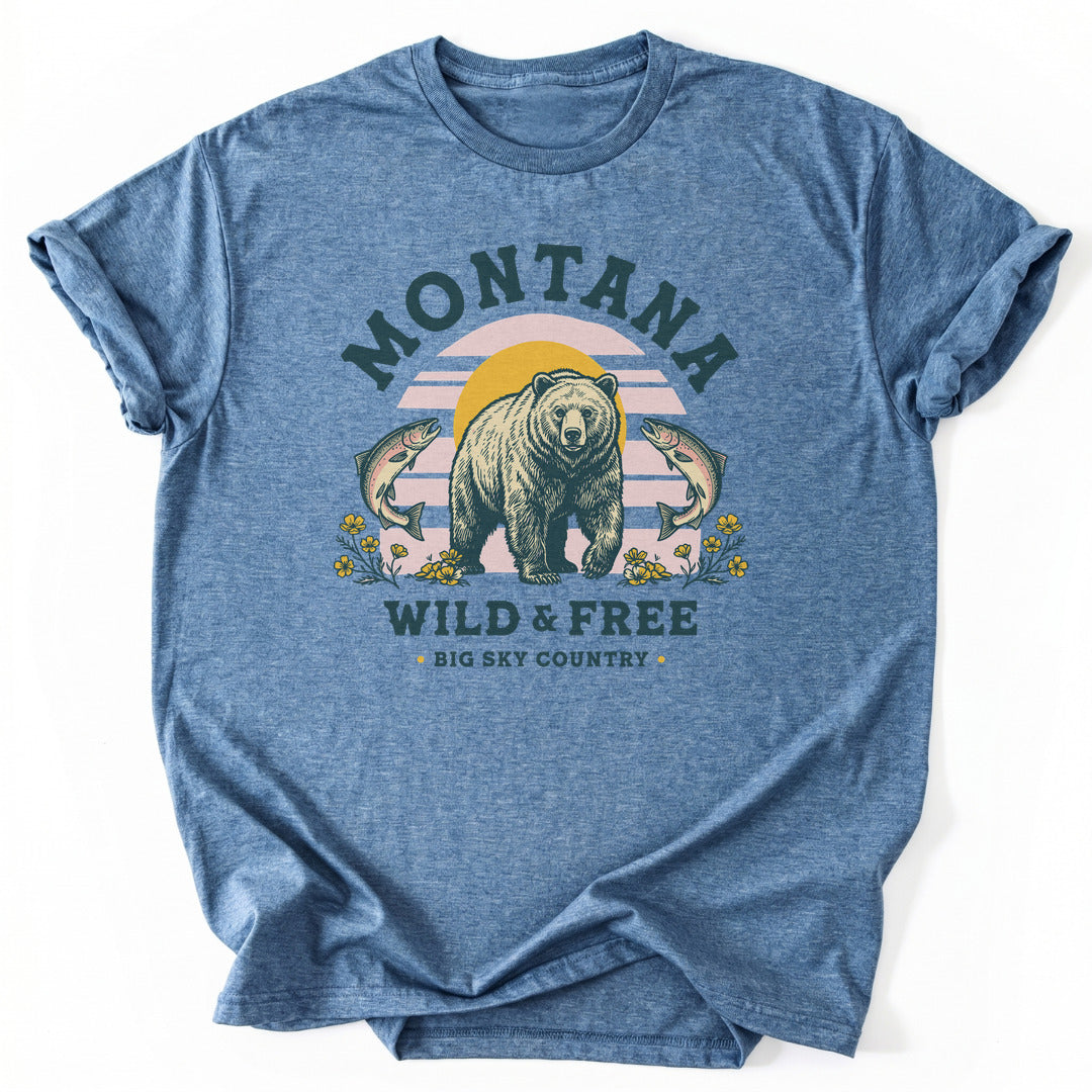T-Shirt Heather Indigo / S Outlast Everything