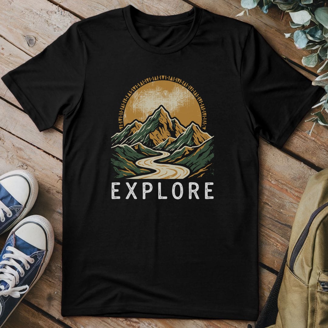 T-Shirt Black / S Explore Beyond
