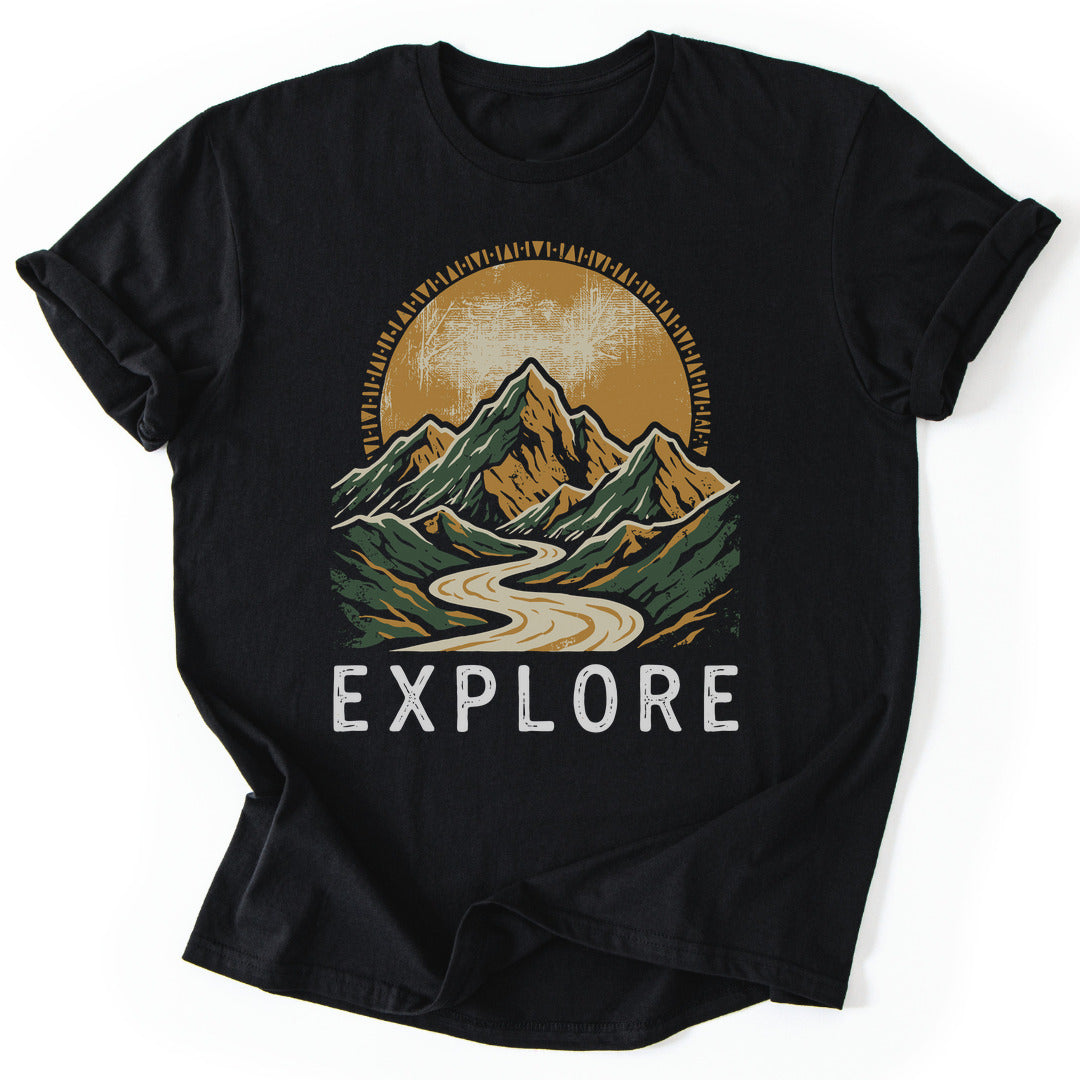 T-Shirt Black / S Explore Beyond