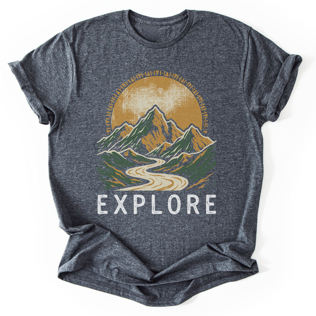 T-Shirt Dark Heather / S Explore Beyond