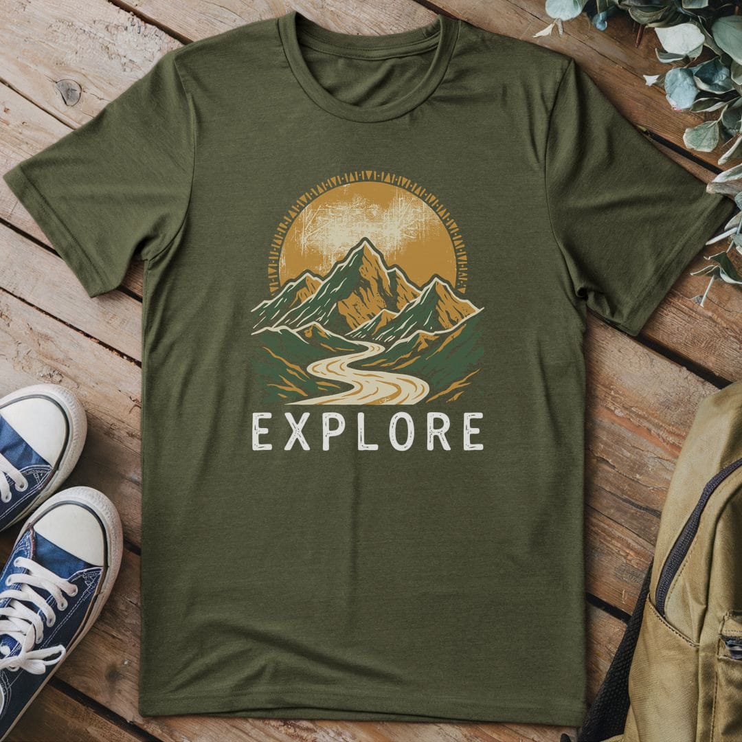 T-Shirt Military Green / S Explore Beyond