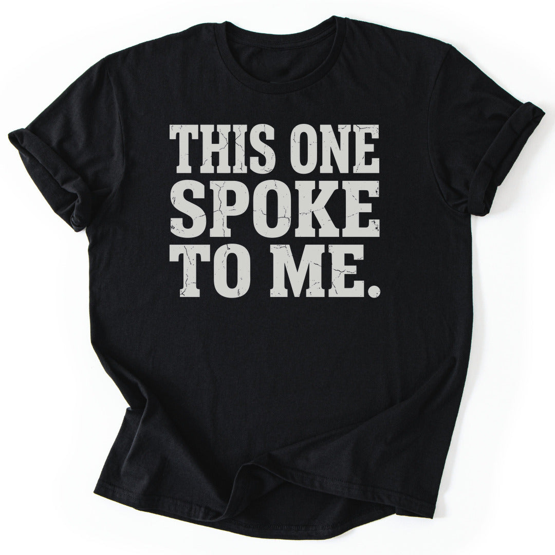 T-Shirt Black / S The Rock Spoke