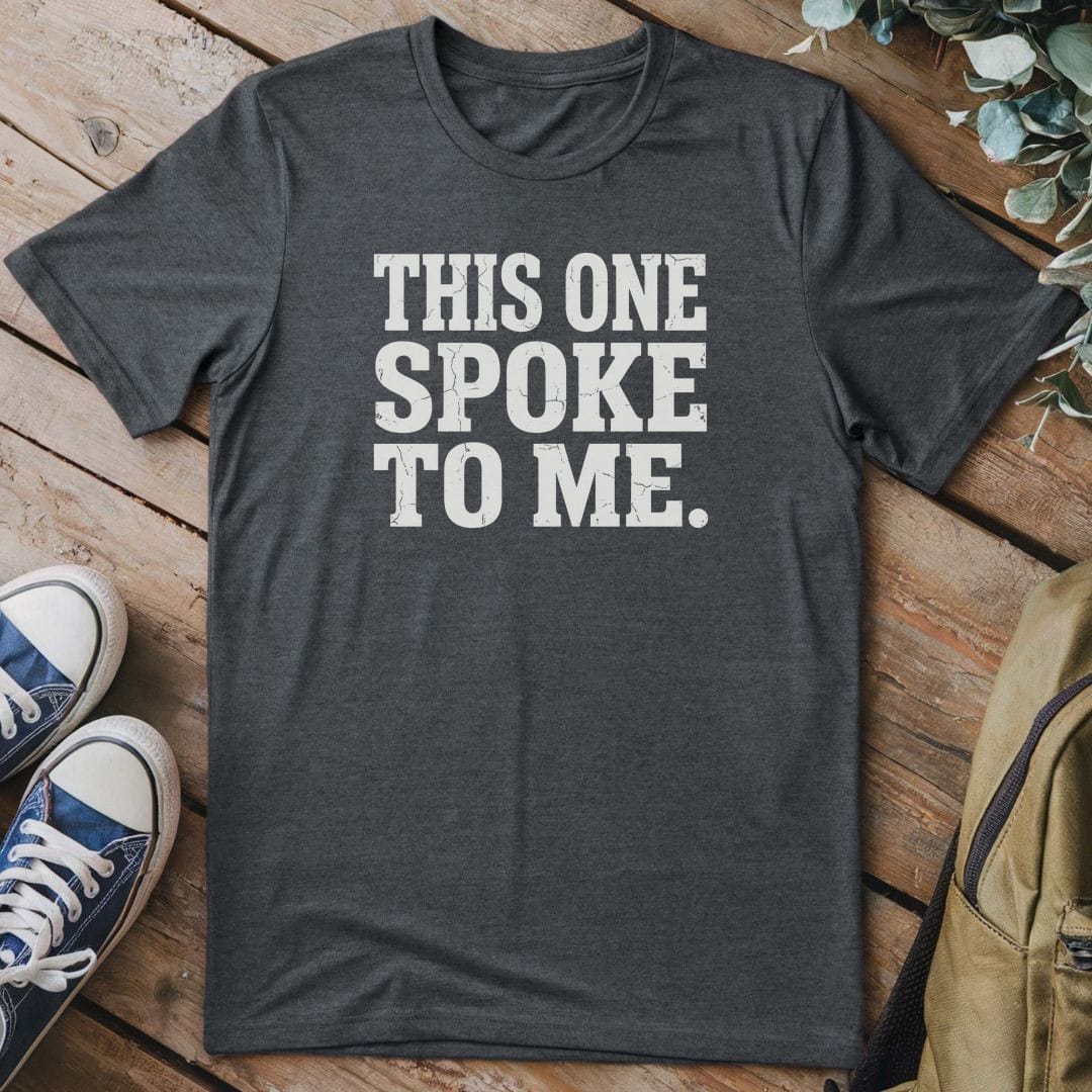 T-Shirt Dark Heather / S The Rock Spoke