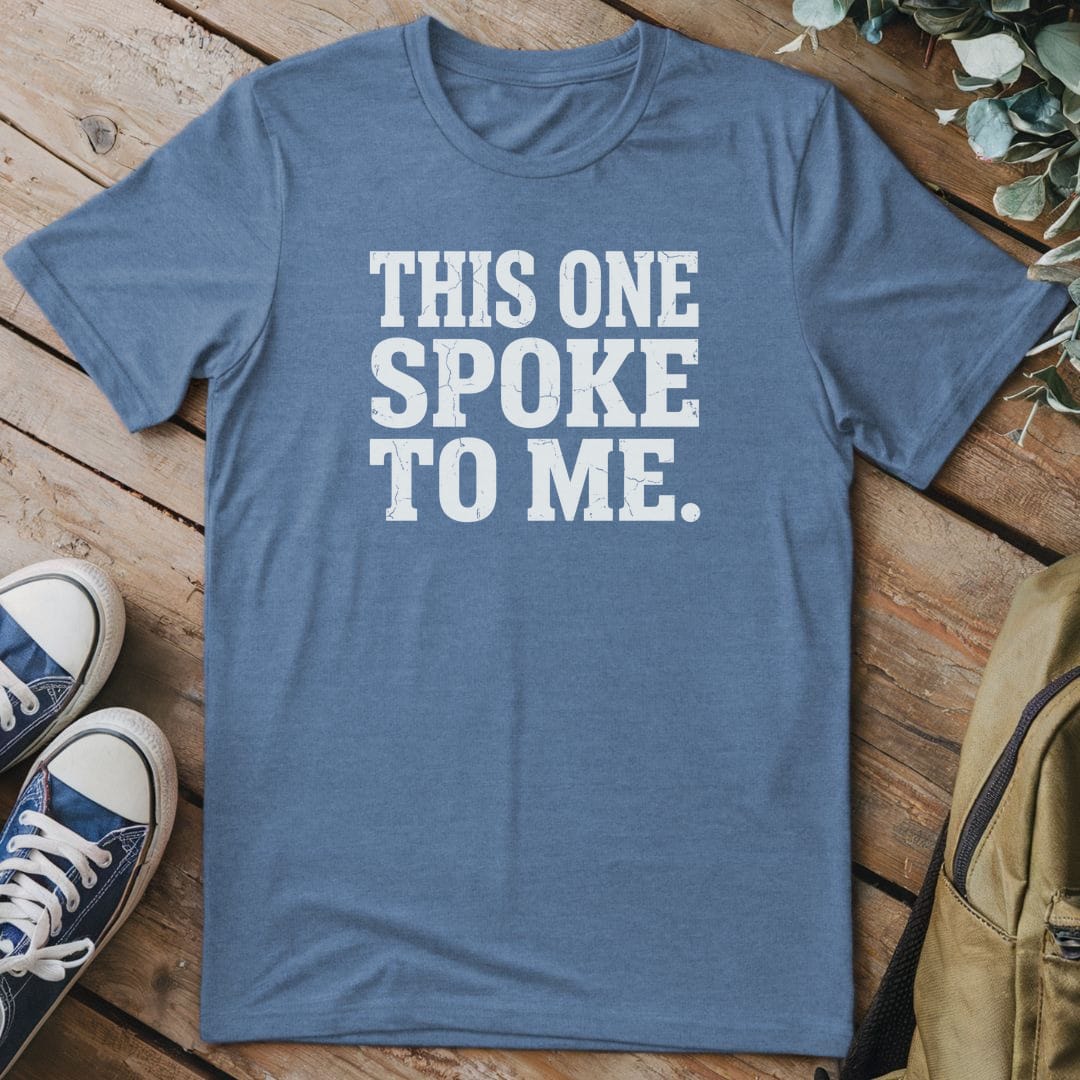 T-Shirt Heather Indigo / S The Rock Spoke