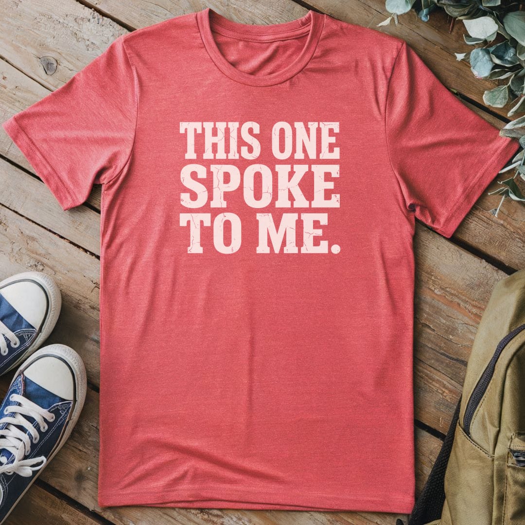 T-Shirt Heather Red / S The Rock Spoke