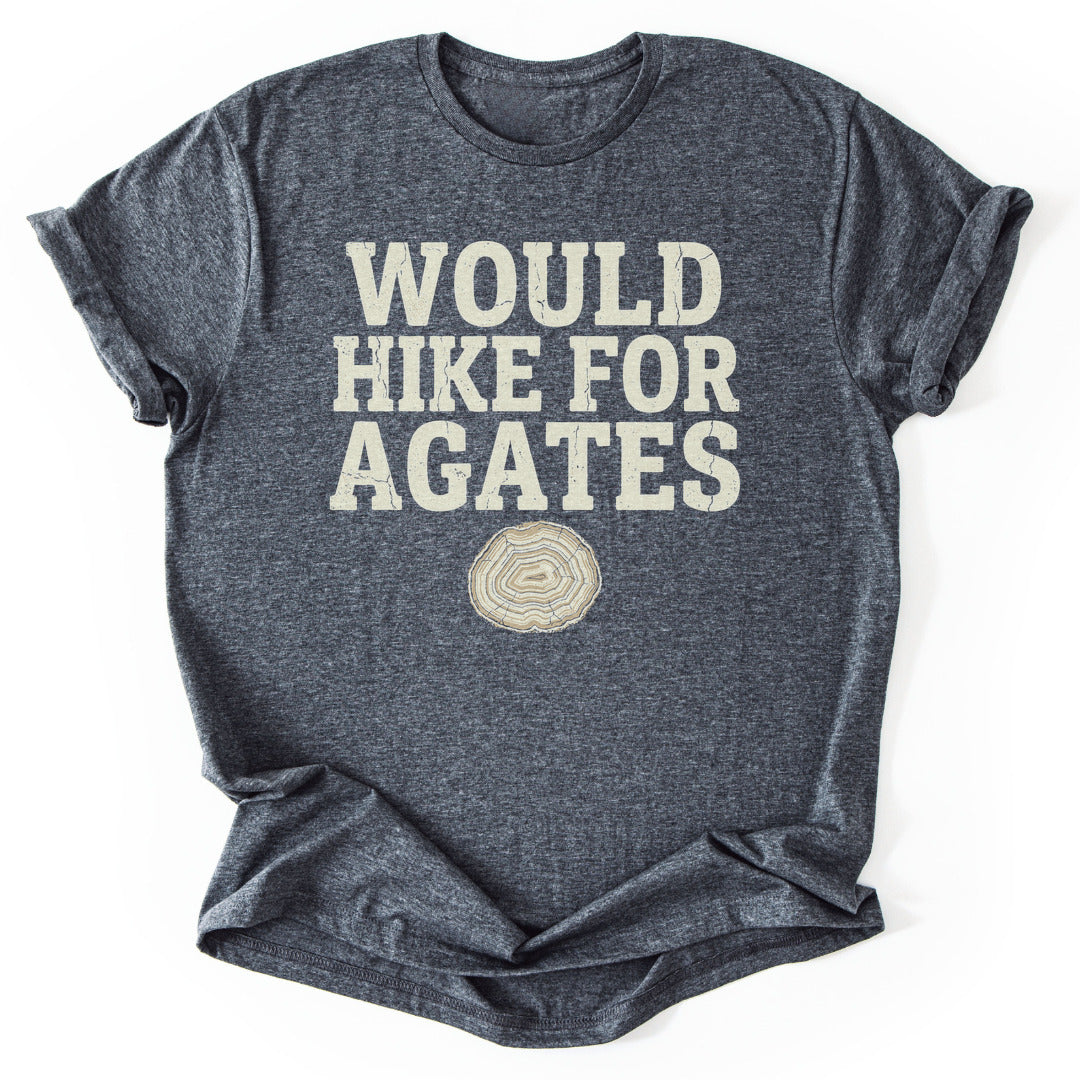 T-Shirt Dark Heather / S Hike For Agates