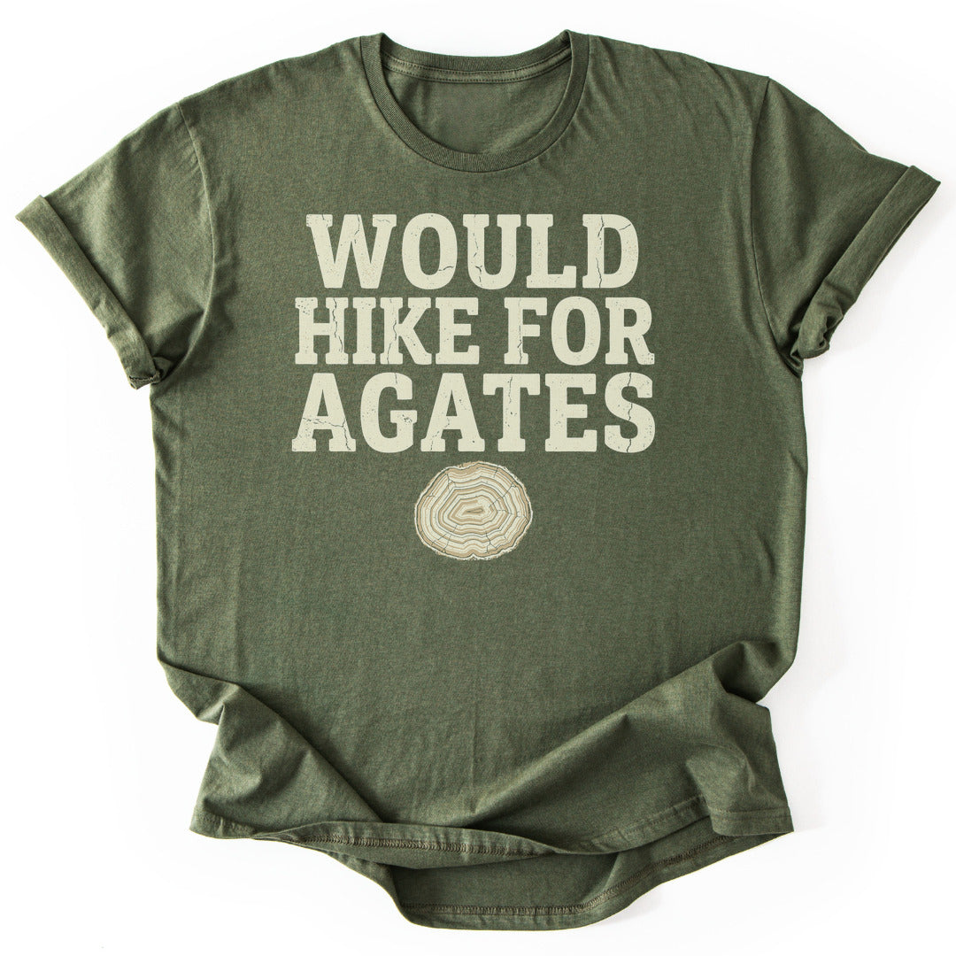 T-Shirt Military Green / S Hike For Agates