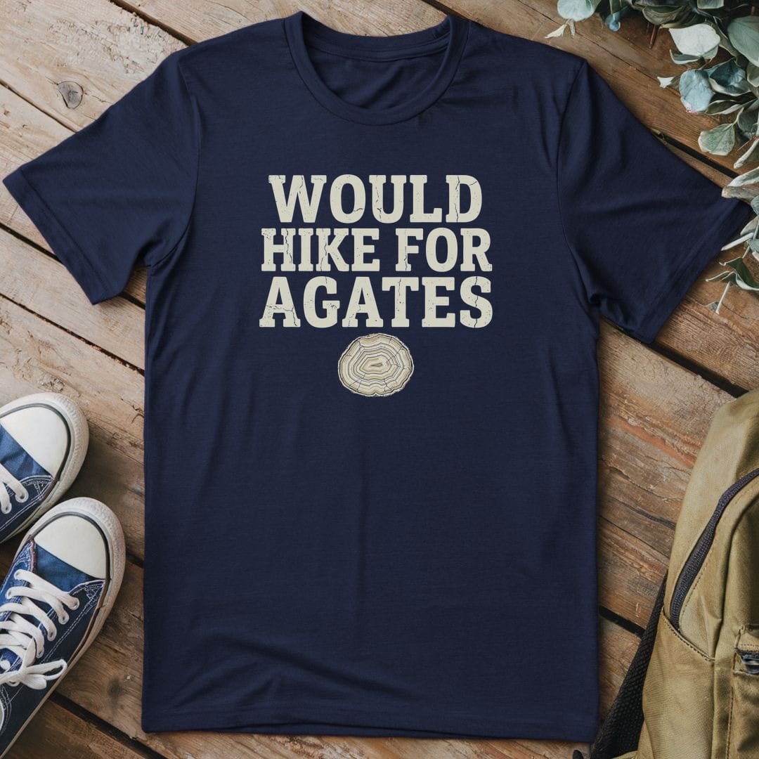 T-Shirt Navy / S Hike For Agates