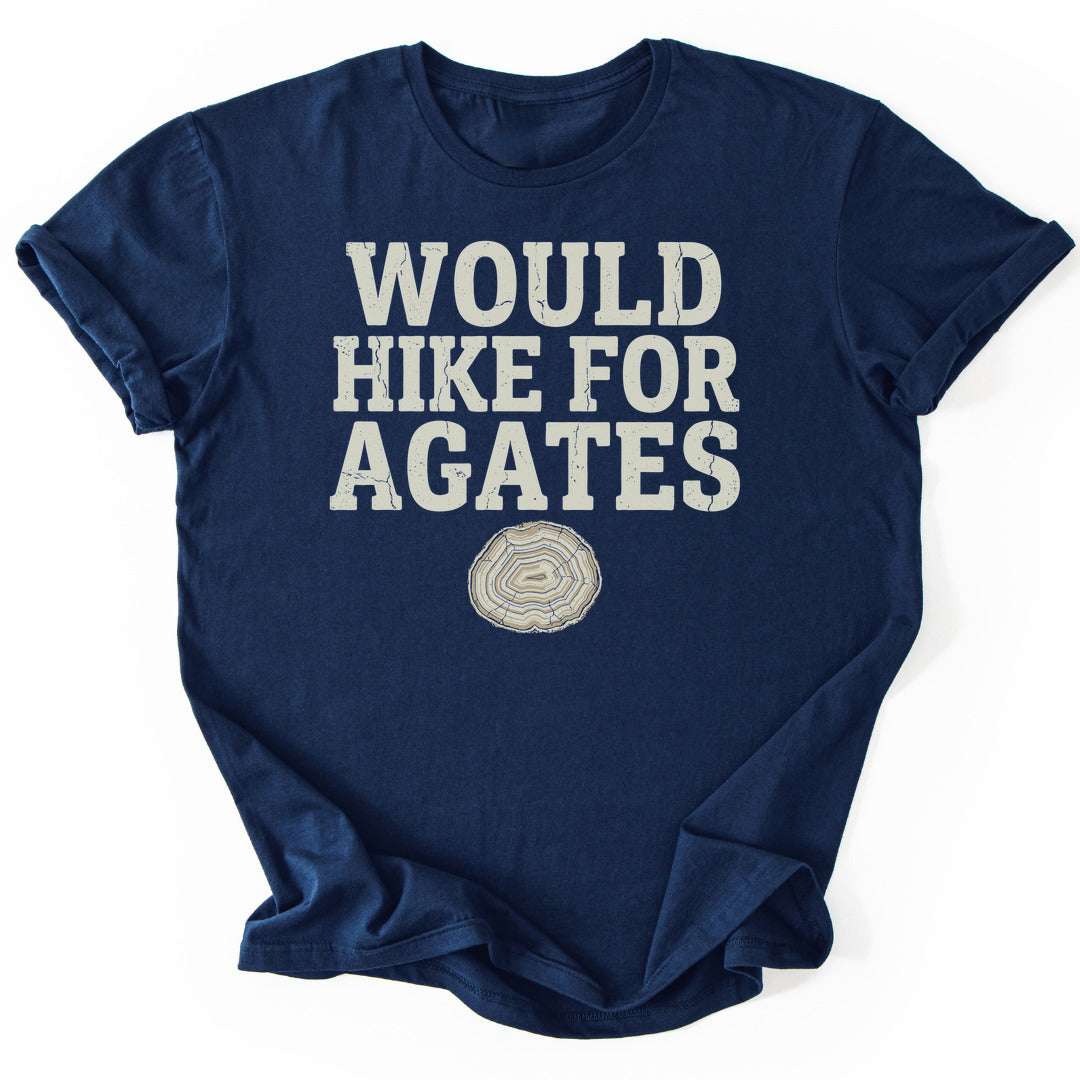 T-Shirt Navy / S Hike For Agates
