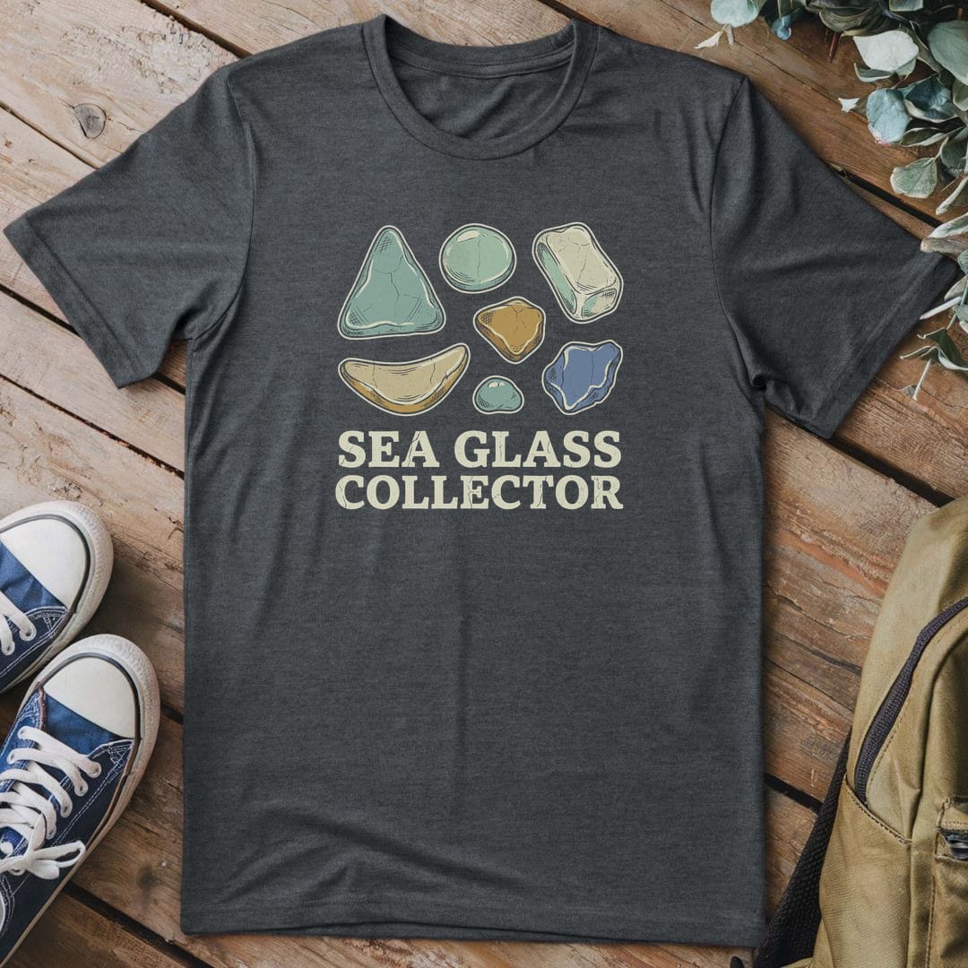 T-Shirt Dark Heather / S Sea Glass Collector