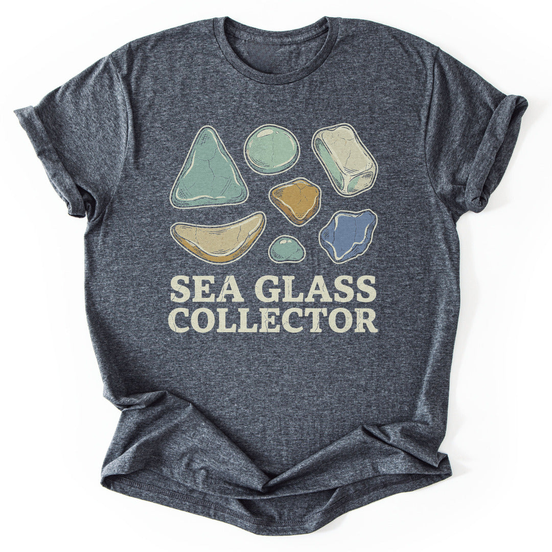 T-Shirt Dark Heather / S Sea Glass Collector