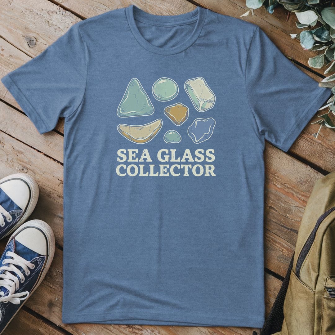 T-Shirt Heather Indigo / S Sea Glass Collector