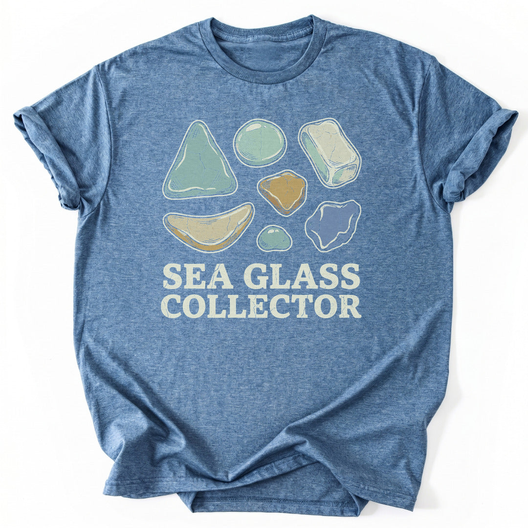 T-Shirt Heather Indigo / S Sea Glass Collector