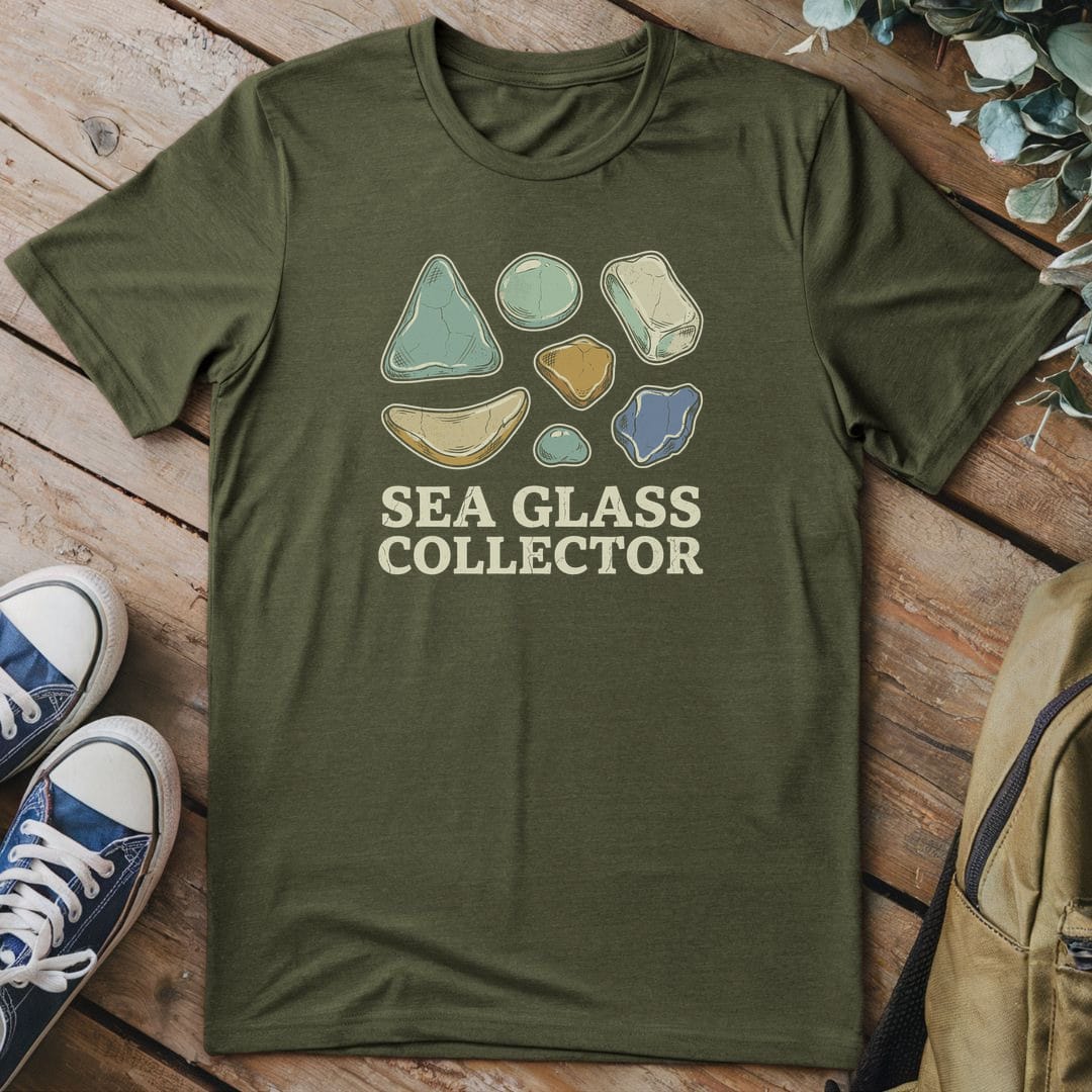 T-Shirt Military Green / S Sea Glass Collector