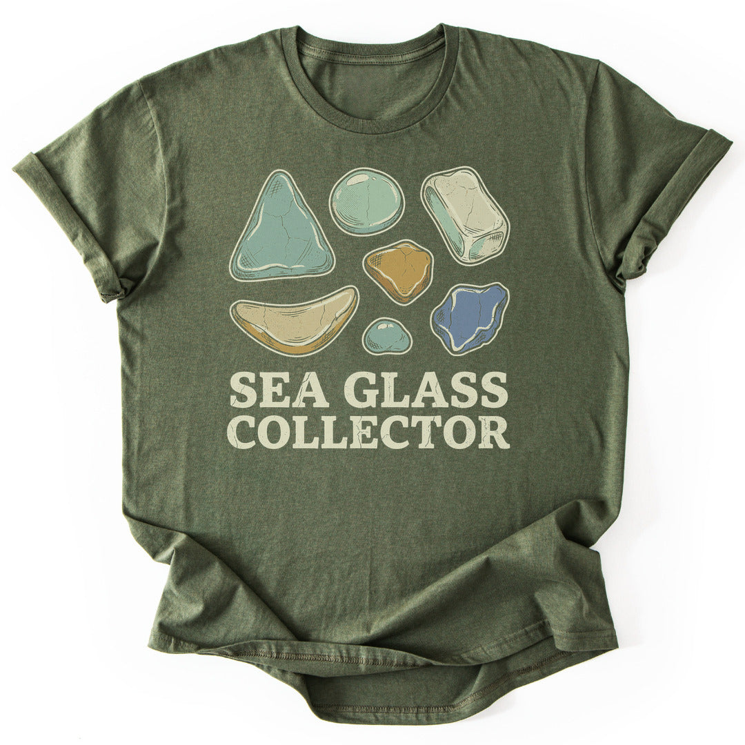 T-Shirt Military Green / S Sea Glass Collector
