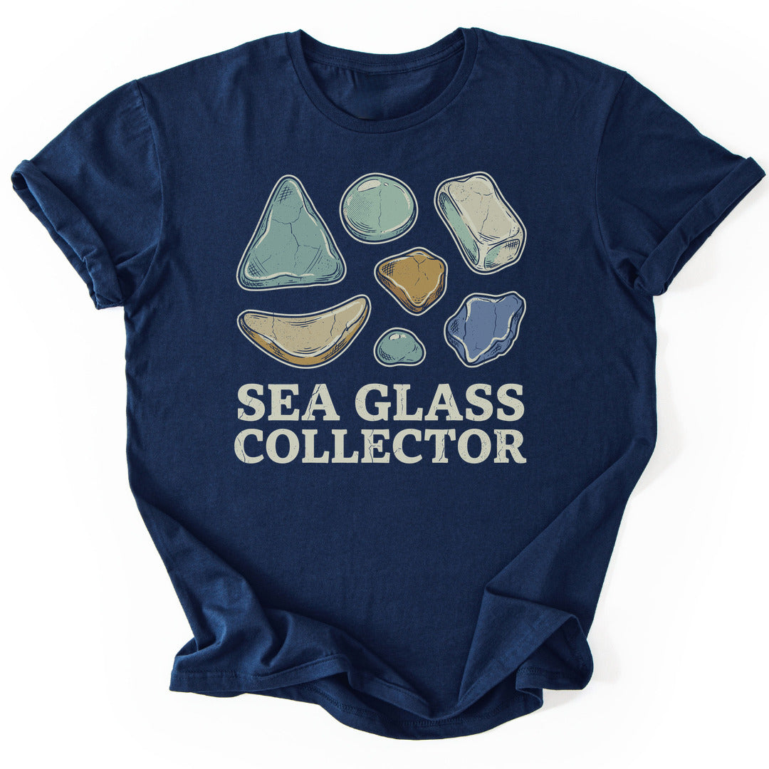 T-Shirt Navy / S Sea Glass Collector