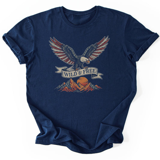 T-Shirt Navy / S Born Boundless