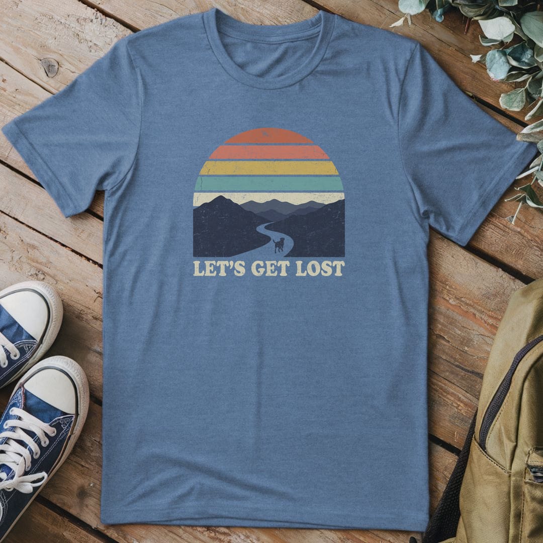 T-Shirt Heather Indigo / S Beyond Maps