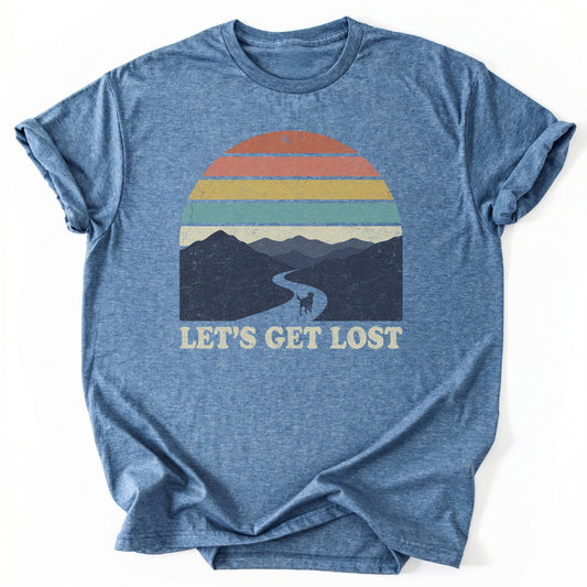 T-Shirt Heather Indigo / S Beyond Maps
