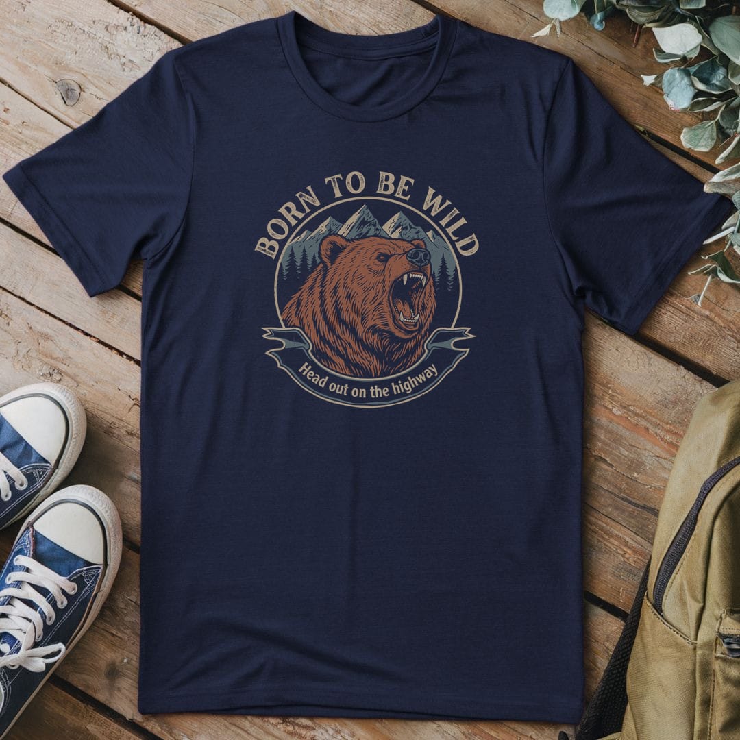 T-Shirt Navy / S Primal Highway