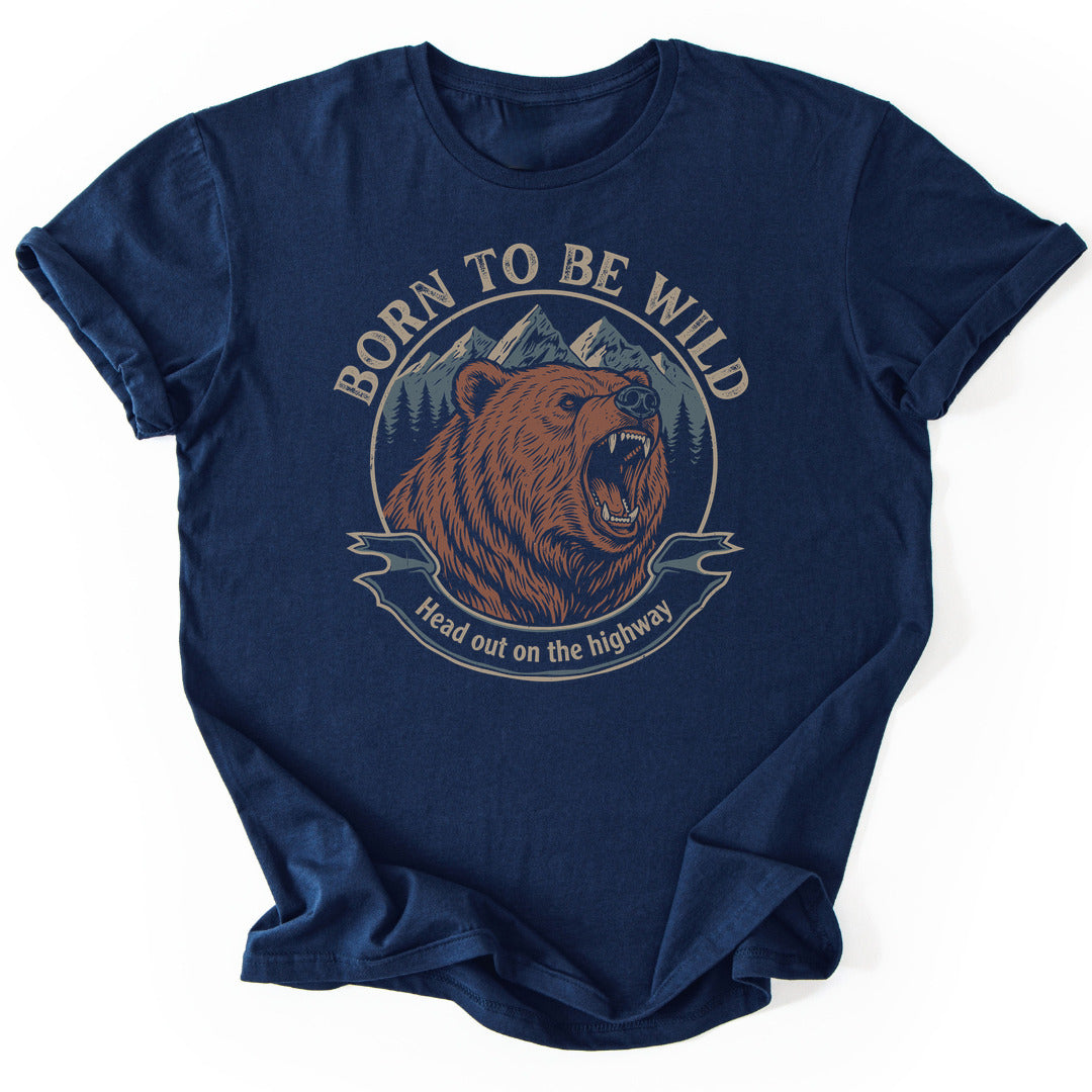 T-Shirt Navy / S Primal Highway