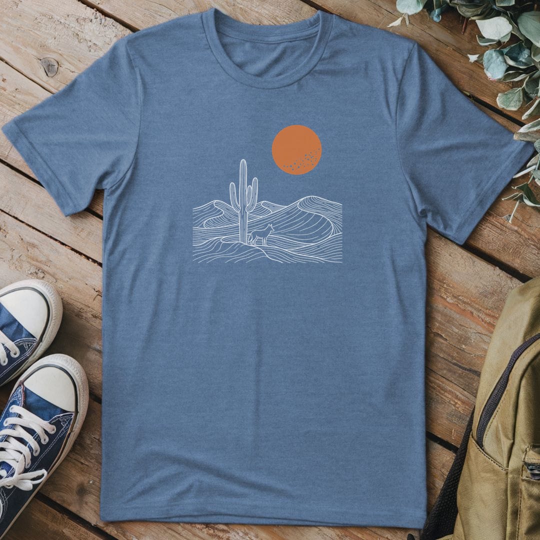 T-Shirt Heather Indigo / S Desert Witness