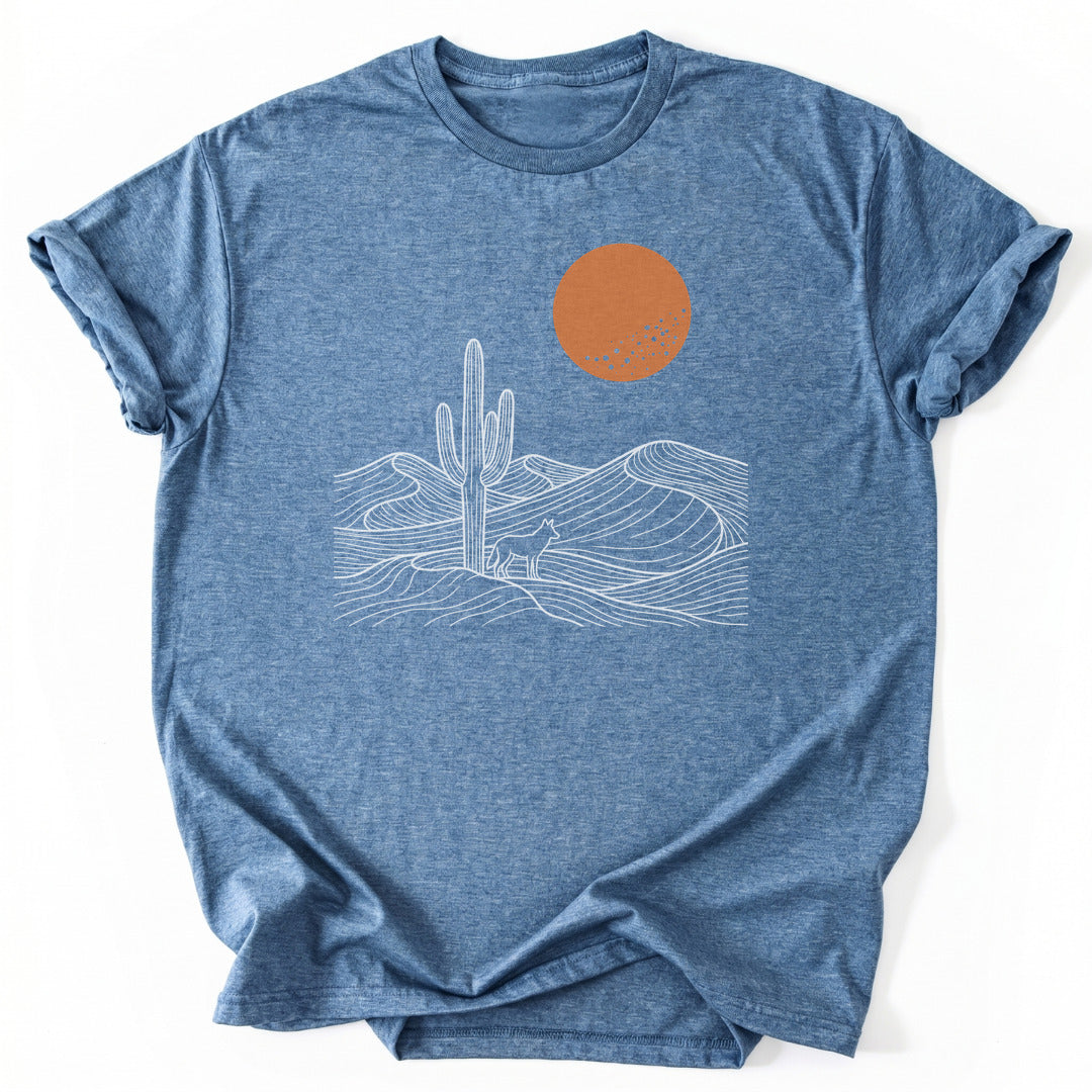 T-Shirt Heather Indigo / S Desert Witness