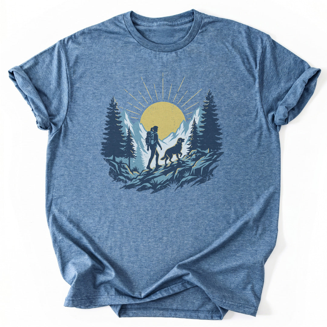 T-Shirt Heather Indigo / S Higher Ground