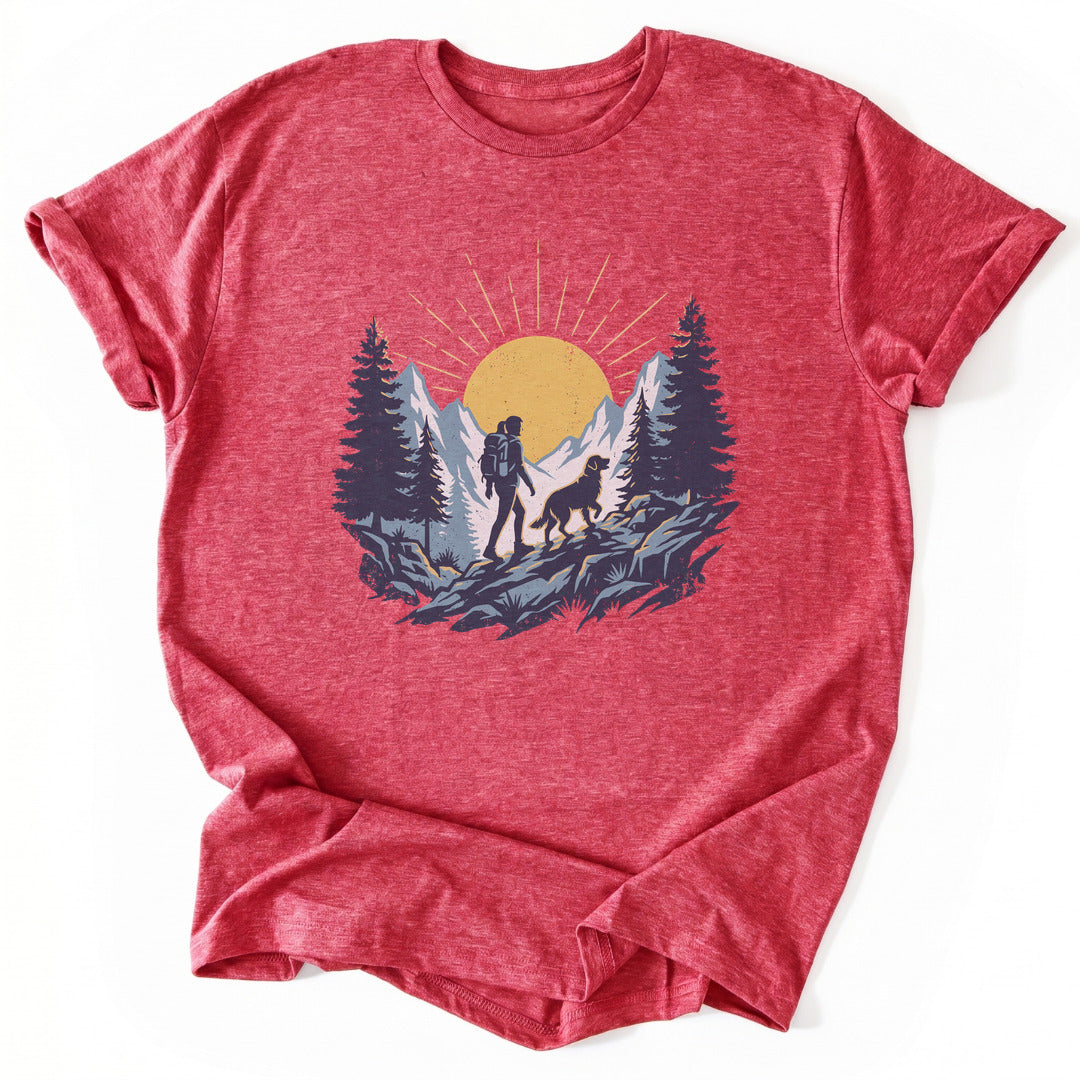 T-Shirt Heather Red / S Higher Ground