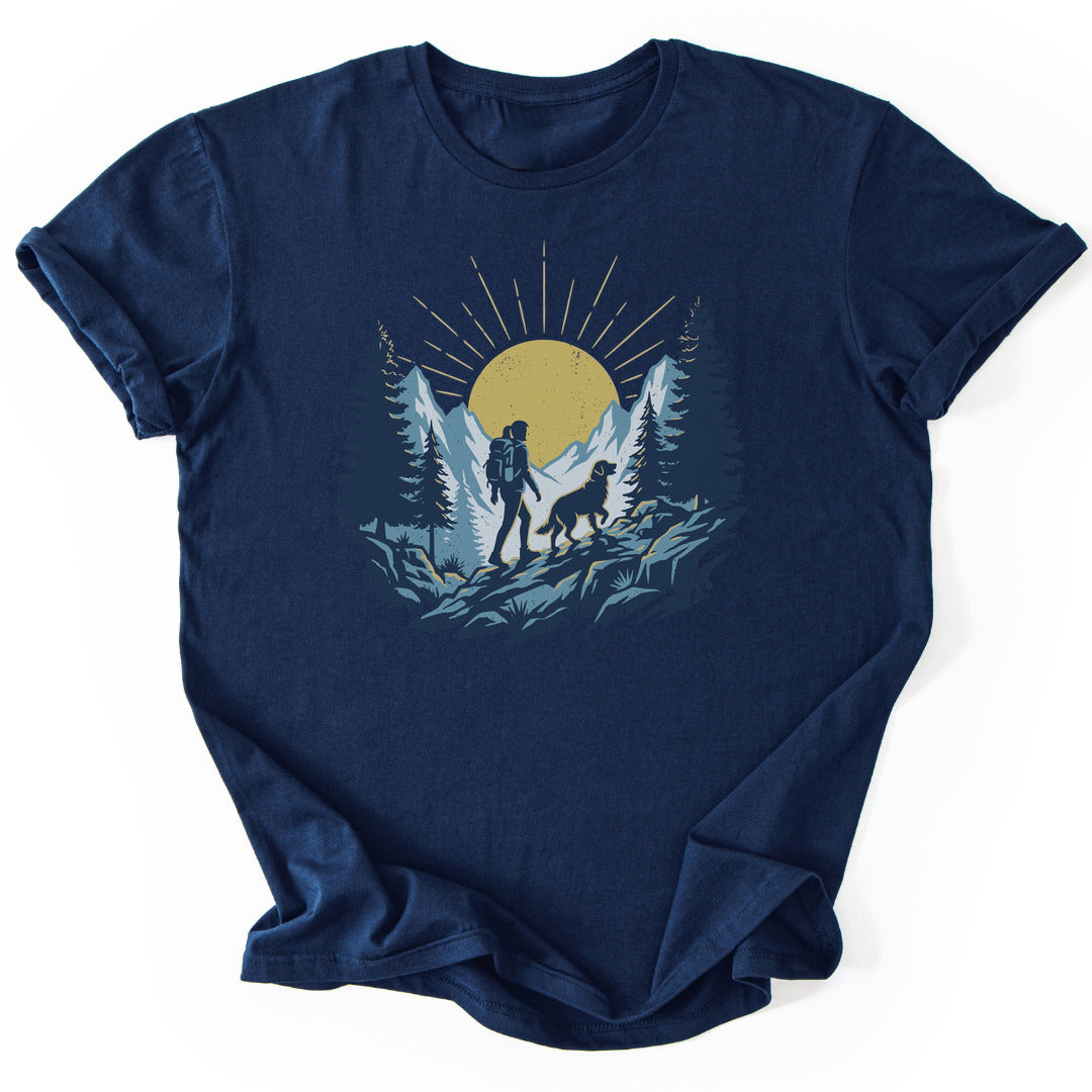 T-Shirt Navy / S Higher Ground