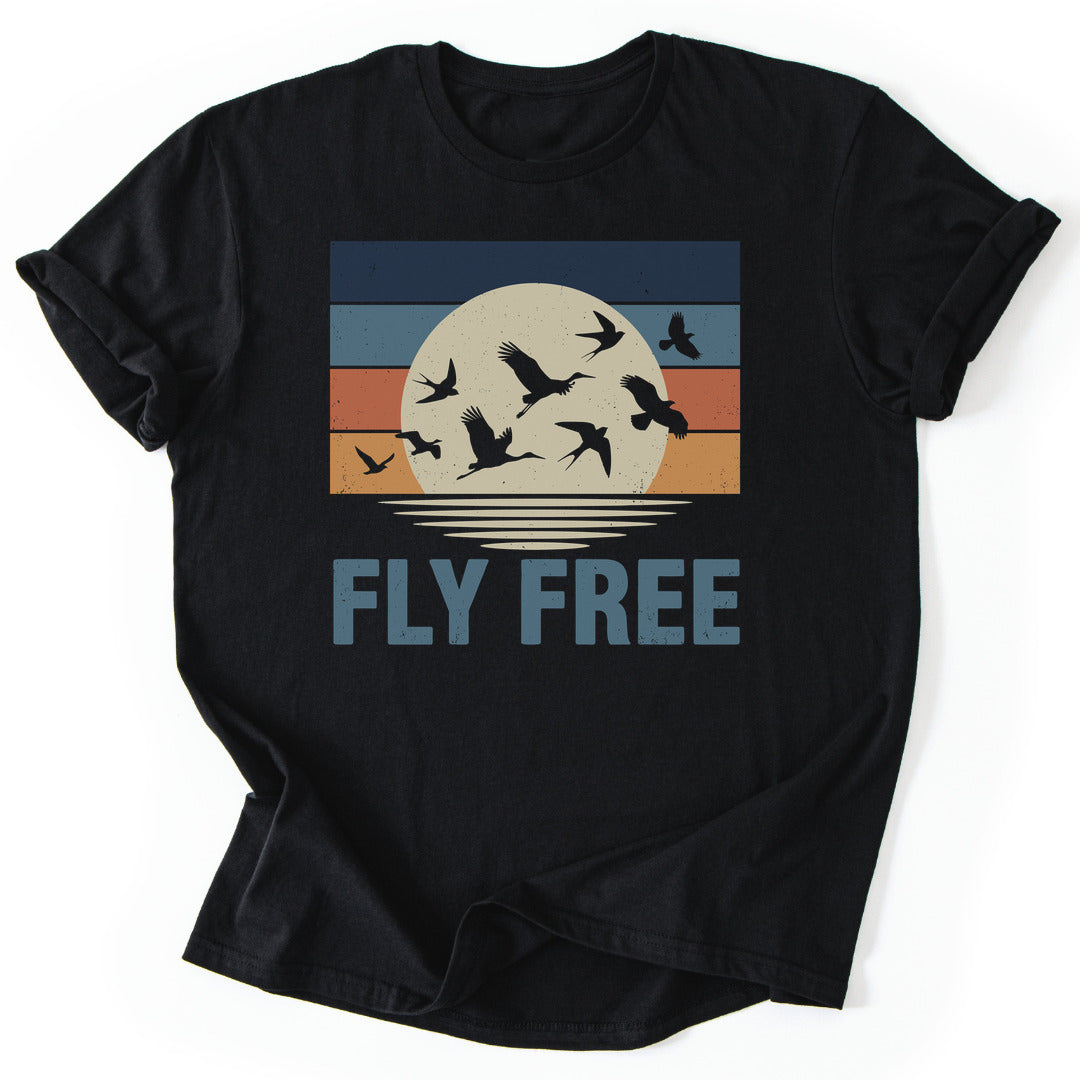 T-Shirt Black / S Above Borders