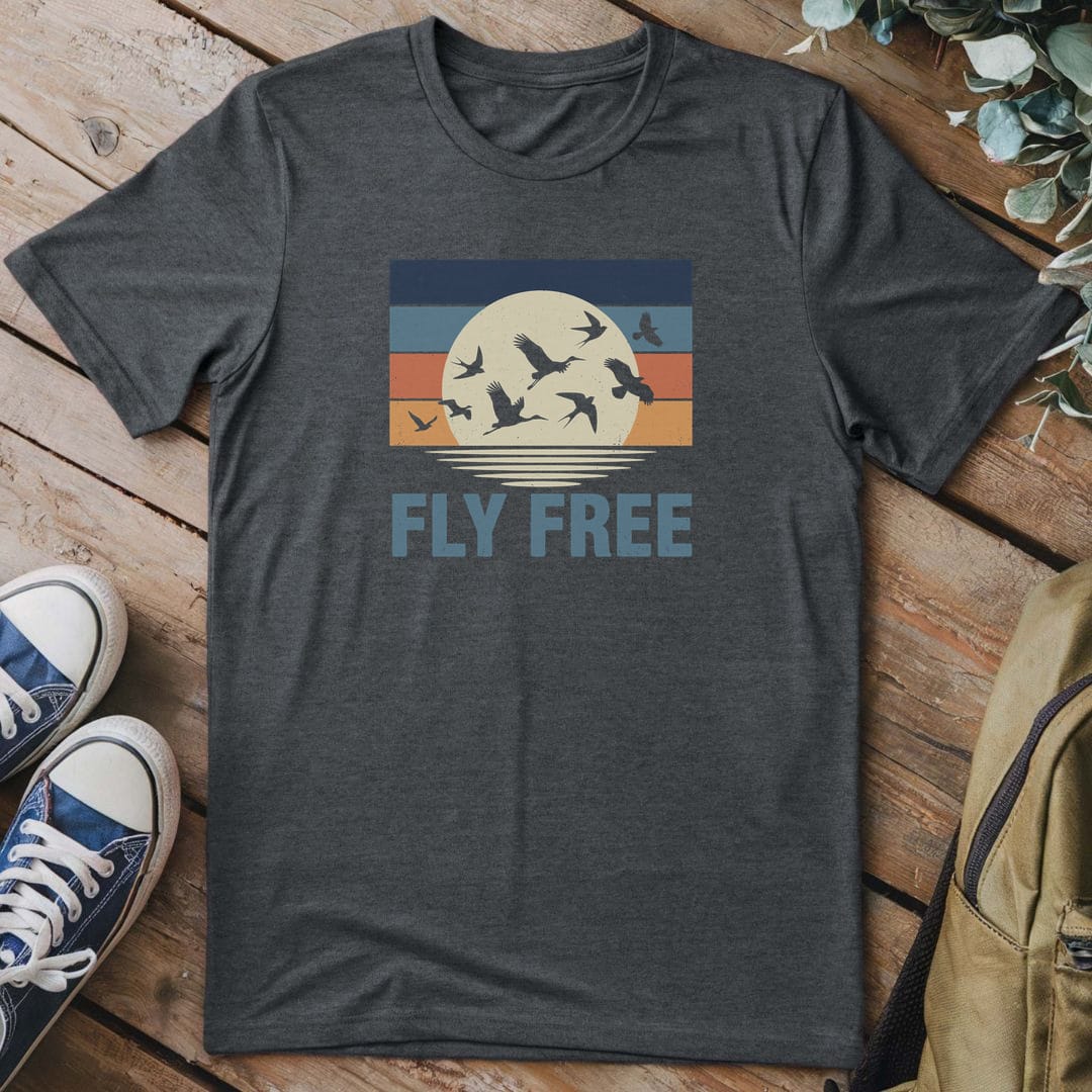 T-Shirt Dark Heather / S Above Borders