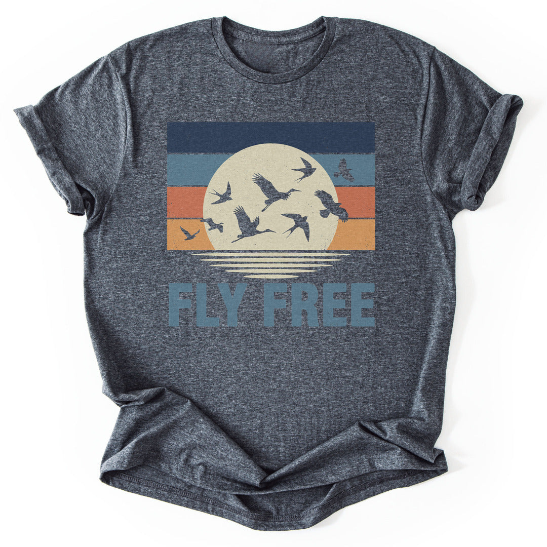 T-Shirt Dark Heather / S Above Borders
