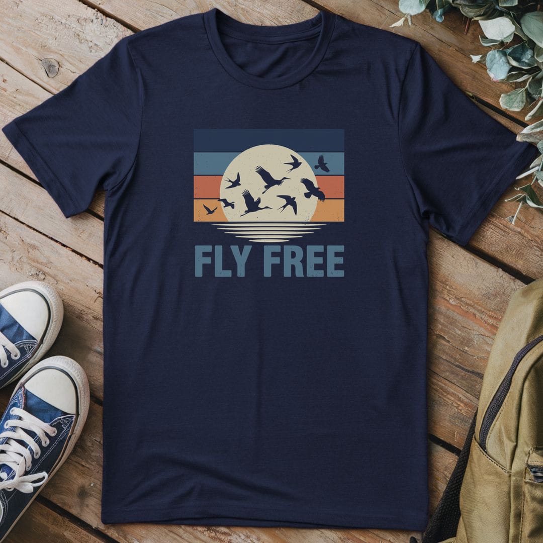 T-Shirt Navy / S Above Borders