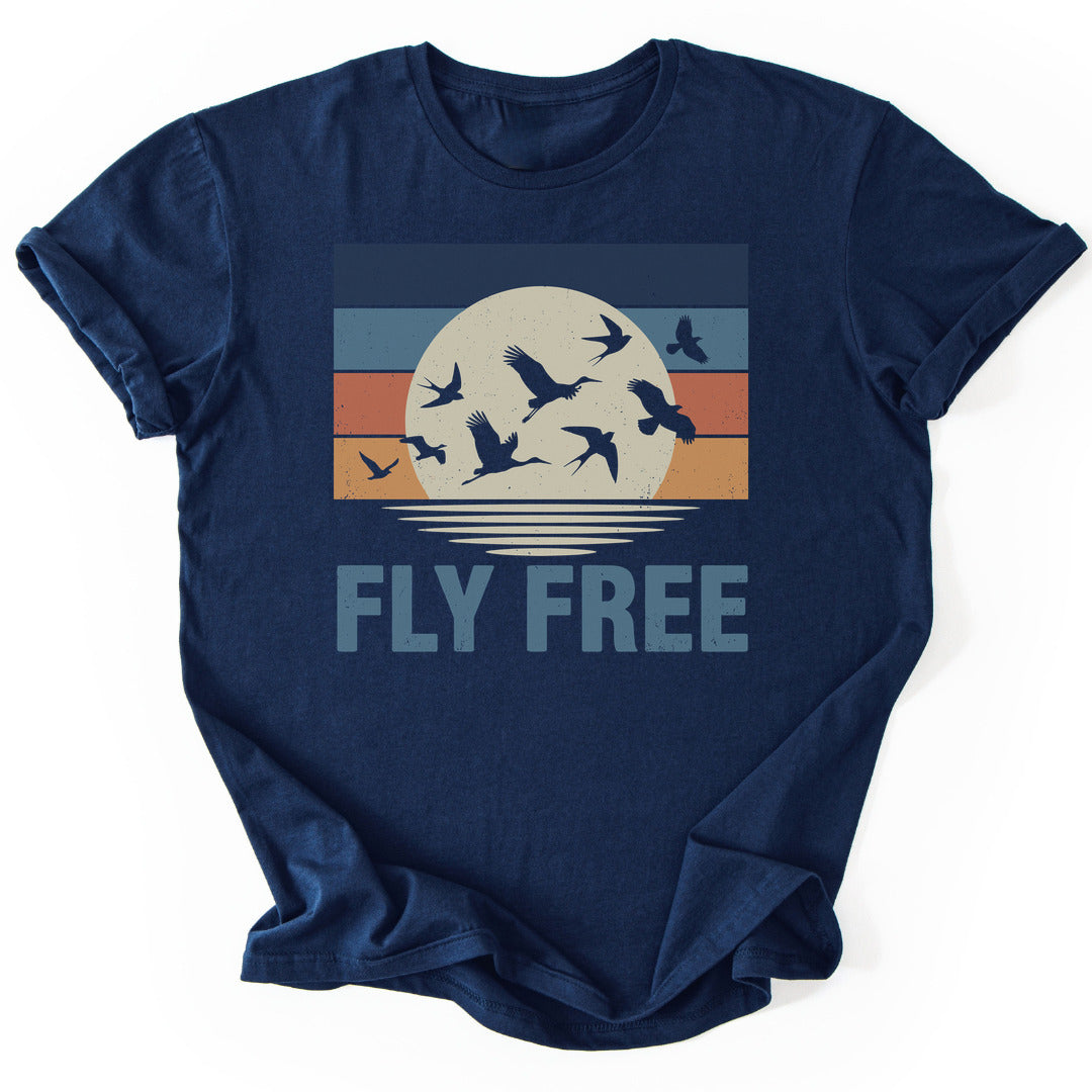 T-Shirt Navy / S Above Borders