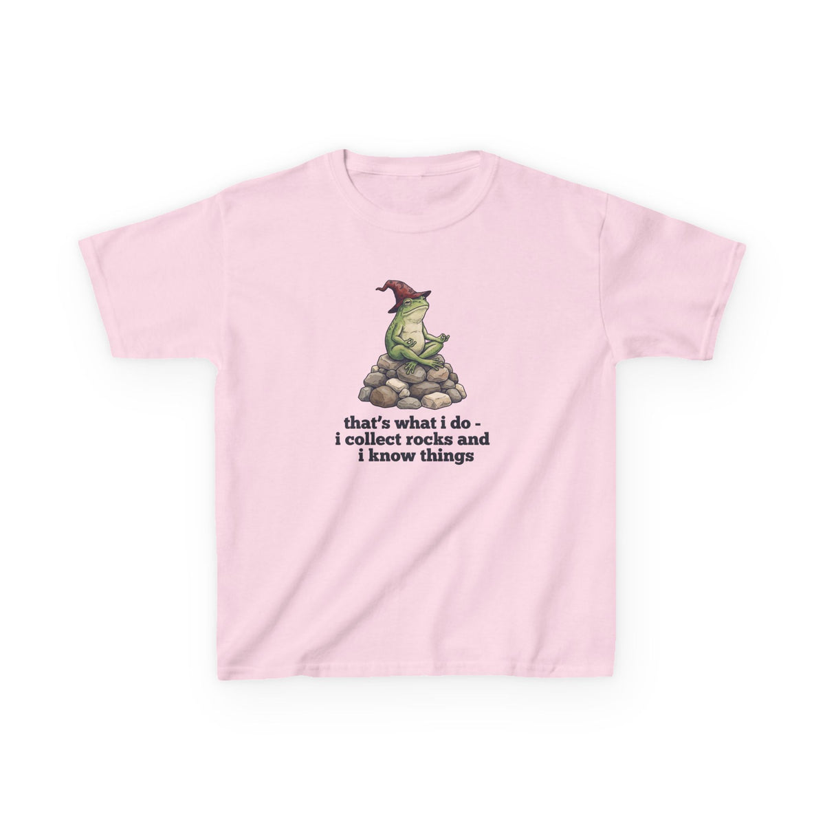 I Collect Rocks and I Know Things Kids Tee