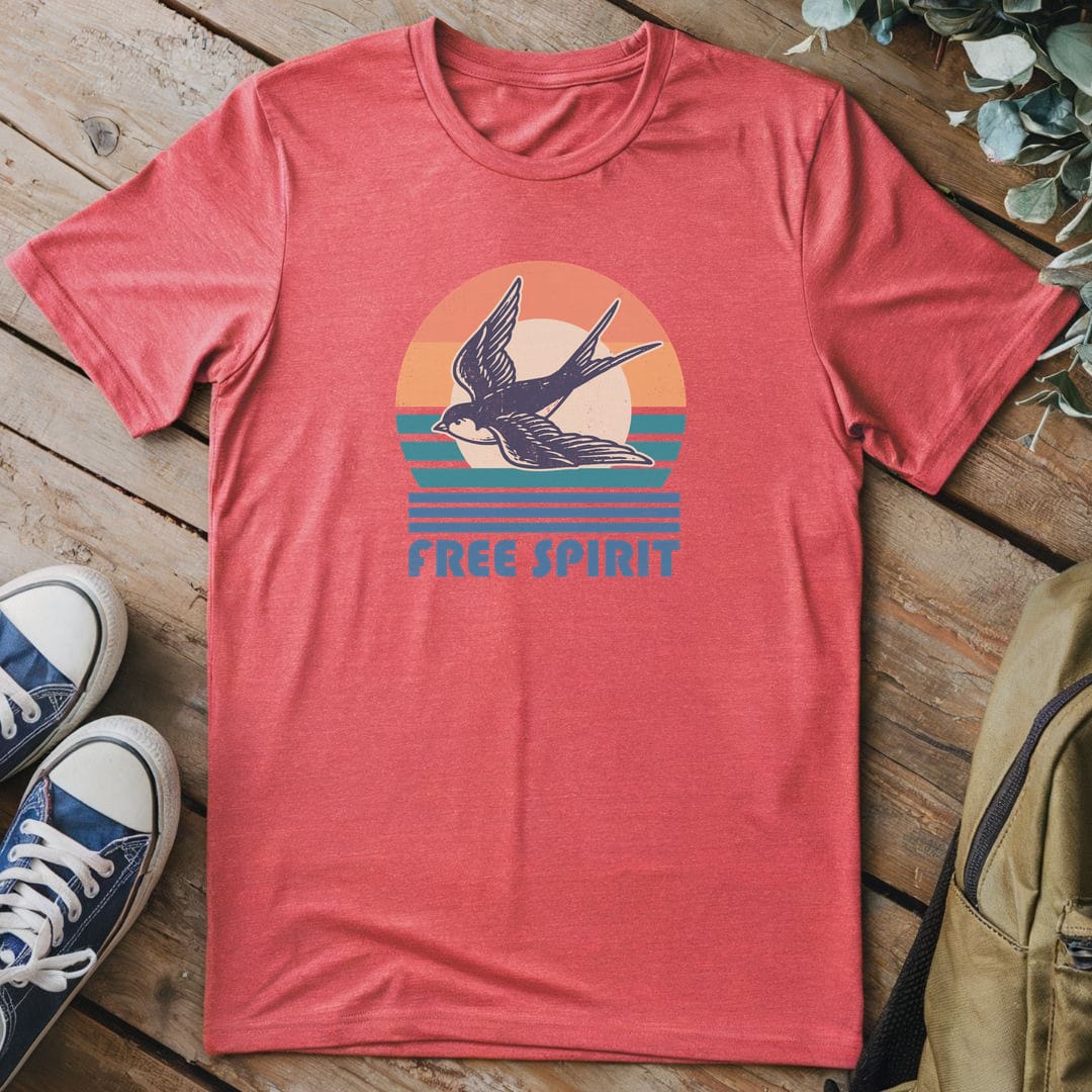 T-Shirt Heather Red / S Above Horizons